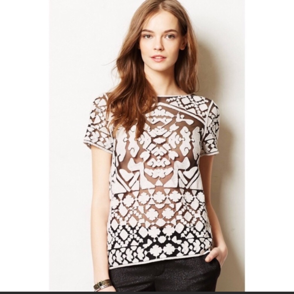 ▪️ANTHROPOLOGIE▪️Everleigh Sheet Top